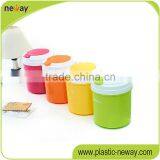 Pure Color Eco-Friendly Stocked PP Standing Recycling Cheap Trash Can for Home thumbnail-1