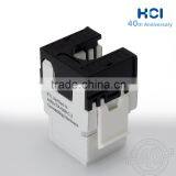 Network Solution RJ45 Super Cat6 UL 180 Degree Unshielded UTP Modular Keystone Jack thumbnail-5