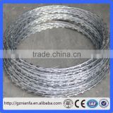 Guangzhou electro/hot dipped galvanized concertina razor wire/razor barbed wire from factory(Guangzhou Factory)