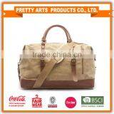 BSCI SEDEX Pillar 4 really factory Vintage Canvas Duffle Bag