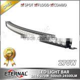 23" 120W Curved Light Bar Wrangler Cherokee SUV Offroad 4x4 Roof Light Bar Bumper Gill High Power Driving Headlight thumbnail-5