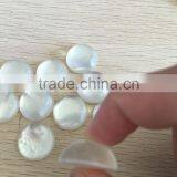 White Mop Cabochons With Epoxy Resin thumbnail-3