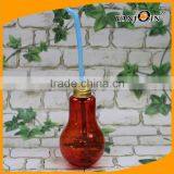 New Style Large Capacity PET 700ml Light Bulb Shape Bottles With or Without LED Light thumbnail-3