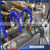 pvc fiber reinforced industrial water hose pipe machine/PVC plastic braided hose pipe making machinery cost price