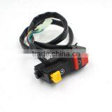 Universal 12V/10A Motorcycle Hazard Light Flameout 2 Switches Buttons With 4 Wires CA1T Headlight Horn Multifunction Switch thumbnail-1