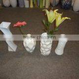 White Glazed Mini Stoneware Vase,pure White Mini Bud Flower Vase,elegant Home Deco Flower Vase thumbnail-1