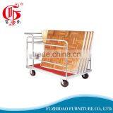 Portable Metal Folding Cargo Trolley Cart thumbnail-6