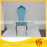 Blue Fashion Stainless Steel Dining Chair for Sale thumbnail-1