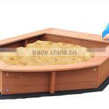 Boat Sandpit, Garden Outdoor Wooden Sandbox thumbnail-3