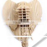 Wall Animal Head Hanging Sculpture, Mammoth Head Hanging thumbnail-3