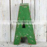 Freestanding Metal Letter With Distressed Tin Finish thumbnail-1