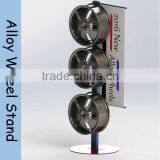 C8591 3 Alloy Wheels Display Rack With Banner thumbnail-1