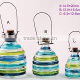 Cork Cover Handpainted Glass Insect Catcher thumbnail-6