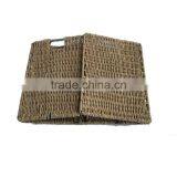 Natural Seagrass Material Eco-friendly Folding Seagrass Storage Basket thumbnail-3