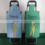 Light Weight Oxford Rolling Push Trolley thumbnail-1