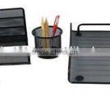 5 Set Metal Mesh Desk Office Stationary Set thumbnail-1
