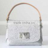 China Suppliers 2017 New Model Felt Non Woven Lady Bag Handbags Tote Bag thumbnail-1