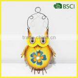 Metal Colourful Owl Wall Decor for Outdoor thumbnail-1