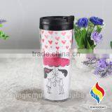 BPA Free Paper Insert Plastic Cup Custom Coffee Paper Cup thumbnail-5