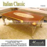 YB66 Baroque Style Furniture Handmade Furniture Small Squarecoffee Table/hand Carved Wooden Side Coffee Table thumbnail-2