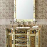 Vintage European Bath Vanities,New Style Vanity For Bathroom,Hand Carved Mirror Cabinet Vanities Bathroom(BF08-4070) thumbnail-1