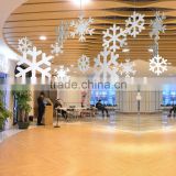 2016 christmas acrylic snowflake for decorations