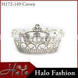 Big Pageant Rhinestone Hair Accessoreis Headwear Jewelry Fashion Women Tiaras thumbnail-1