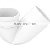 Factory Price Manufacturer Good Quality PVC Fitting UPVC Rubber Joint Plastic Fitting for Drainage GB Single Socket Trap thumbnail-1