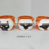 Halloween Pumpkin Ceramic Flower Pot Festival Decorations thumbnail-2