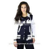 New Womens Ladies Varsity Joggers Baseball Soccer Tracksuit thumbnail-4
