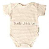 Short Sleeves Grey Baby Romper Summer OEM 100% Cotton Blank Infant Baby Romper thumbnail-1