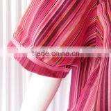 Korean Style Stripe Pajamas for Men With Pocket Elastic Waist 2 Piece Set Hotel Quality Autumn Unisex Pajamas For Sauna thumbnail-4