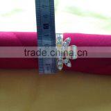 Gold Diamond Big Flower Shape Napkin Ring thumbnail-5