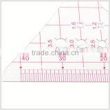 Kearing Transparent Plastic Rulers 1:4 Sandwich Printing Line Scale Rulers for Architect Designer #8514 thumbnail-5