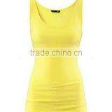 Women's Blank Tank Top for Summer 2016 ,long Line, 100%coton thumbnail-4