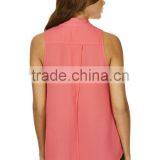 Women Sports Sleeveless Split Back Tank Top for Women thumbnail-2