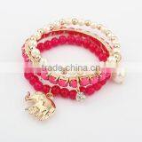 Vintage Elephant Charm Finger Chain Ring Bracelet 2016 Cheap Finger Chain Beracelet Women Hand Bracelet Jewelry thumbnail-2