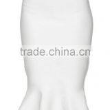 MGOO New Arrival Cotton White Mermaid Skirt For Women High Waist Stretch Black Dress For Women thumbnail-3