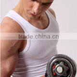 Trade Assurance 95% Cotton 5% Spandex Gym Elastic Tank Top for Men thumbnail-4