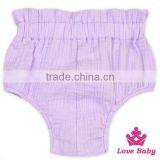 China Yiwu Cheap Bordeaux Plain Free Newborn Toddle Unisex Shorts Style Diaper Panties thumbnail-5