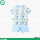Boutique Low Price High Quality Children Wear Sleep Clothing Set for Summer thumbnail-3