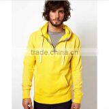 Super Quality Yellow Blank Bulk the Fleece Clothing With Kangaroo Pocket thumbnail-1