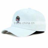 100 Cotton Washed Embroidered Elastic Baseball Cap thumbnail-2