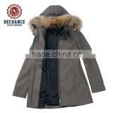 AB2910 Women Fur Edging Hood Winter Warm Clothing thumbnail-3