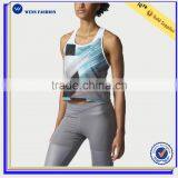 Factory Wholesale High Quality Print Sleeveless Athletic Tank Tops For Women thumbnail-1