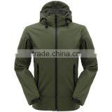 Wholesale Customized Outdoor Mens Hooded Winter Softshell Jacket thumbnail-1