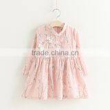Spring Style Full Printing Girls Kids Long Sleeve Cotton Dress thumbnail-1