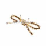 Zinc Based Alloy Purse Accessories Gold Plated 6.1cm(2 3/8") x 2.8cm(1 1/8"), 1 Piece thumbnail-2