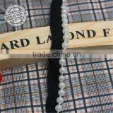 Sewing Accessories Black White 6mm Pearl Bridal Beaded Rhinestone Belt Lace thumbnail-3