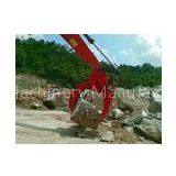 Wear Resistant Excavator Grapple Heavy Construction Equipment for Scrap / Wood